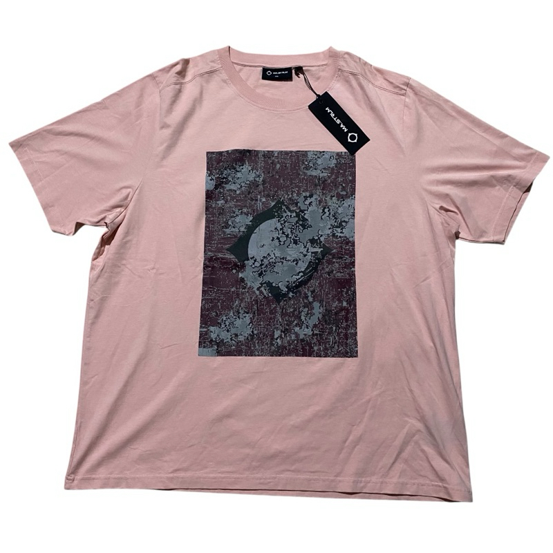Ma.strum decay print mud pink tee mastrum