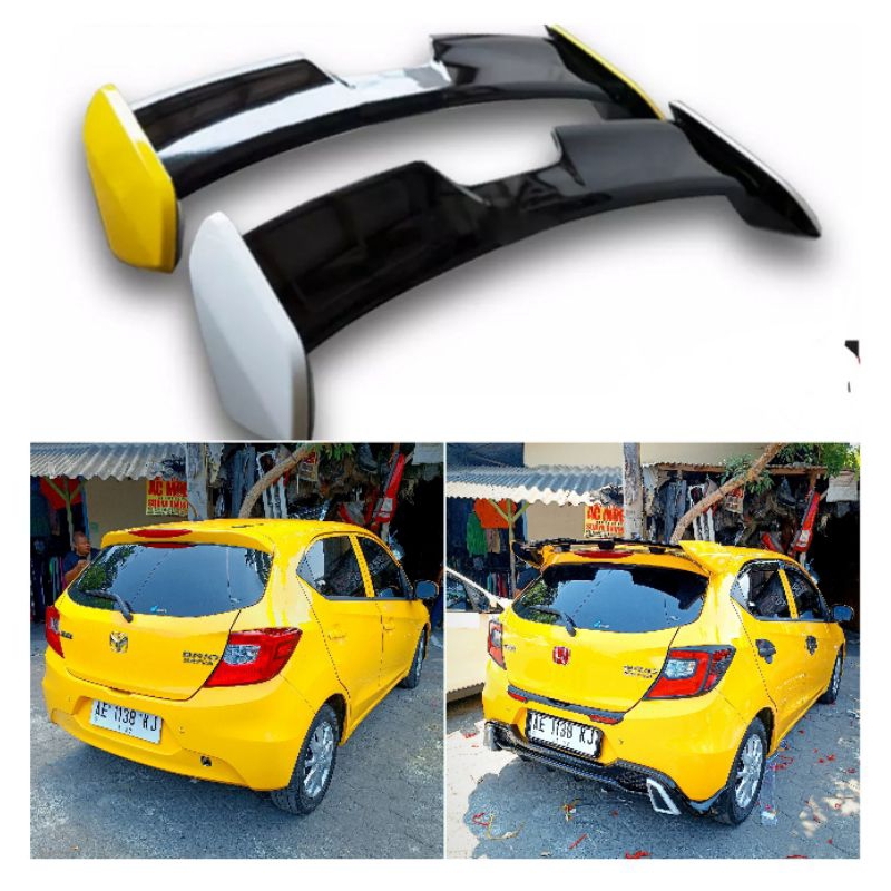 spoiler brio urbanit / spoiler urbanit all new brio / spoiler urbannit