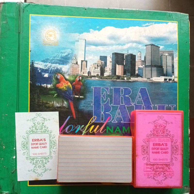 

ERBA PROMO KARTU NAMA ERA BARU | PRODUK DIJAMIN ORIGINAL | HARGA TERMURAH | KARTU NAMA ISI 100 | KARTU NAMA POLOS | KARTU NAMA BERGAMBAR