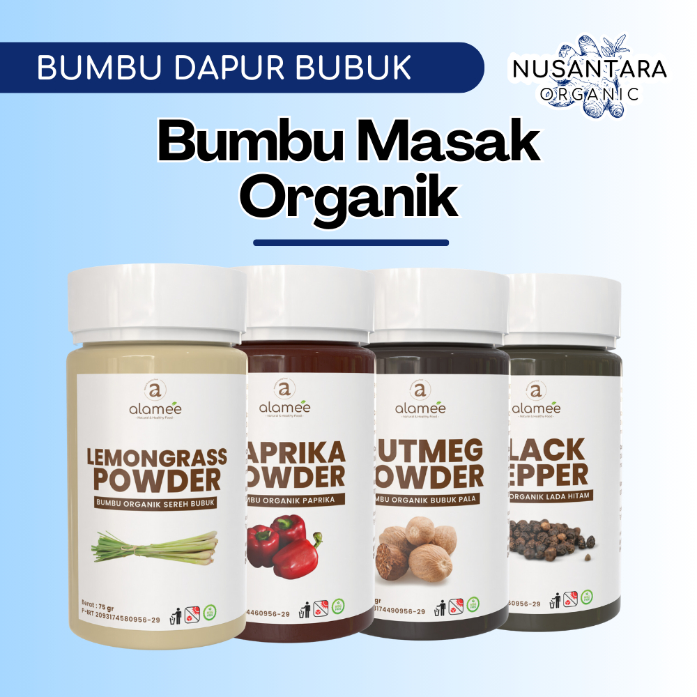

ALAMEE Bubuk Rempah Tabur Terlengkap Bumbu Masak Dapur Organik Rempah Rimpang Bawang Merah Ngo Hiong