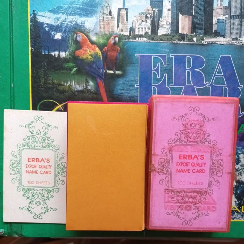 

ERBA PROMO KARTU NAMA ERA BARU | PRODUK DIJAMIN ORIGINAL | HARGA TERMURAH | KARTU NAMA ISI 100 | KARTU NAMA POLOS | KARTU NAMA BERGAMBAR