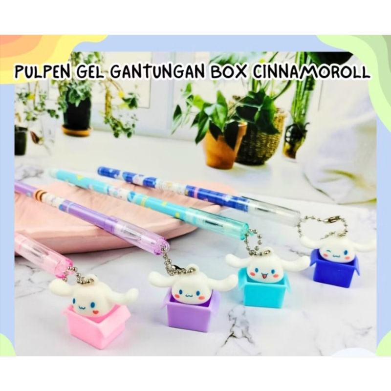 

VM Pulpen Gel Gantungan Box Cinnamoroll Premium / Pen Karakter Sanrio