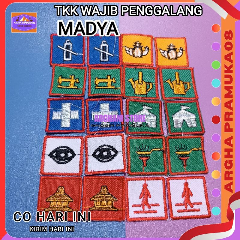 TKK Wajib Penggalang Madya Lengkap satuan