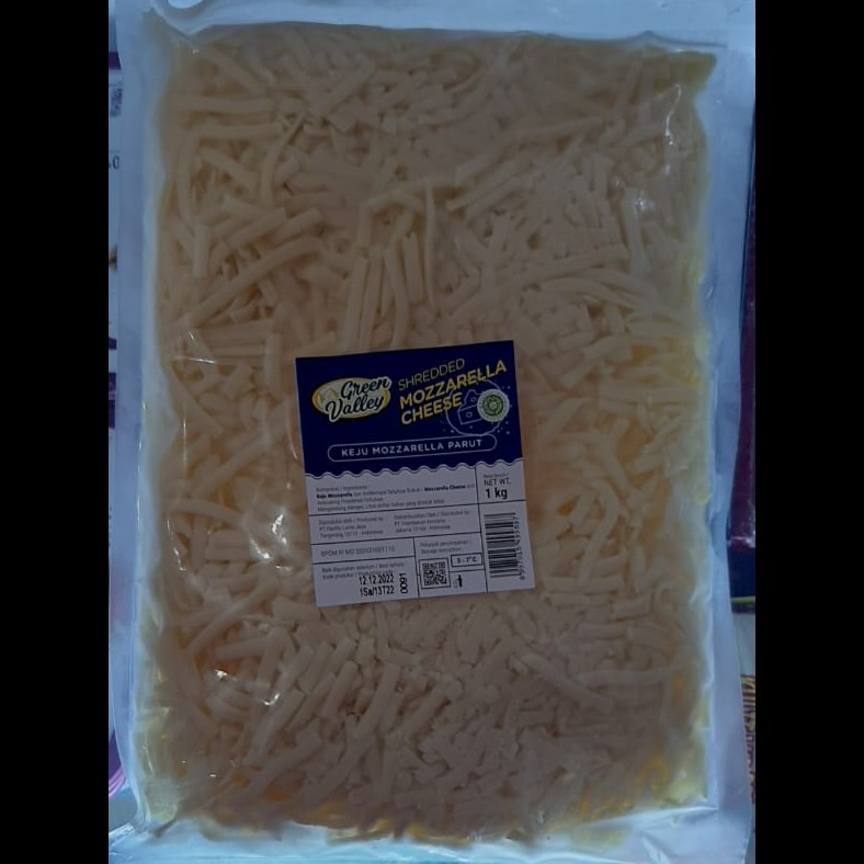 

Green Valley Mozarella Parut / Green Valley Mozzarella Shredded- 1 Kg