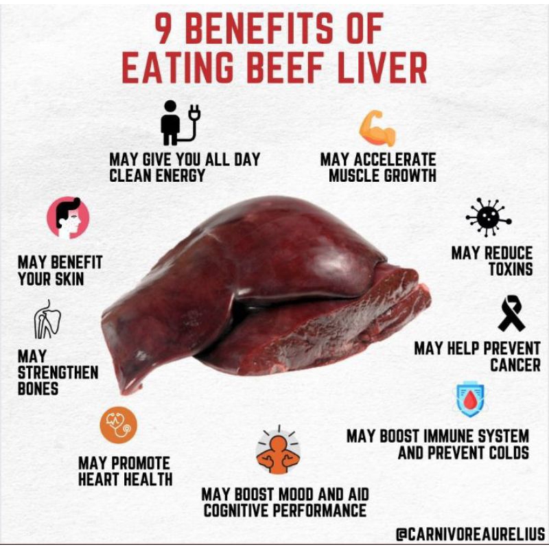 

Beef Liver •Grassfed beef Organic by TGF 500gr Halal