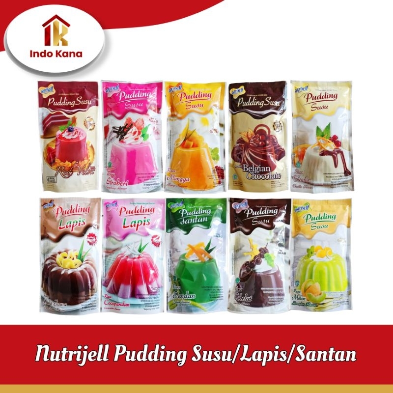 

NUTRIJELL Puding Susu/Lapis Pudding Bubuk