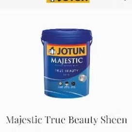 JOTUN MAJESTIC TRUE BEAUTY SHEEN CAT TEMBOK INTERIOR PREMIUM WHITE/ CHI 20LTR