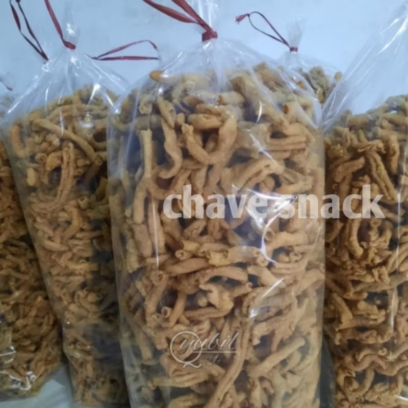 

keripik usus ayam premium 1kg enak renyah gurih/kripik ususu 1kg/usus crispy 1kg