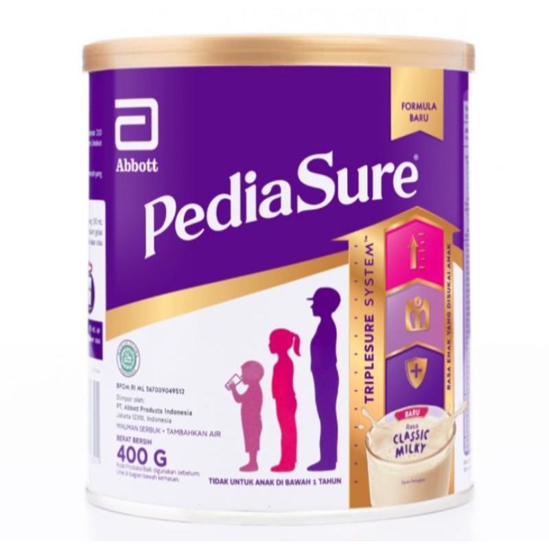 

PediaSure Triplesure Susu Formula Pertumbuhan Anak Klasik Milky 400 g