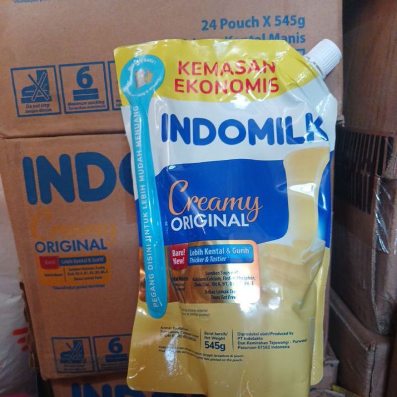 

Indomilk susu kental manis pouch 545gram