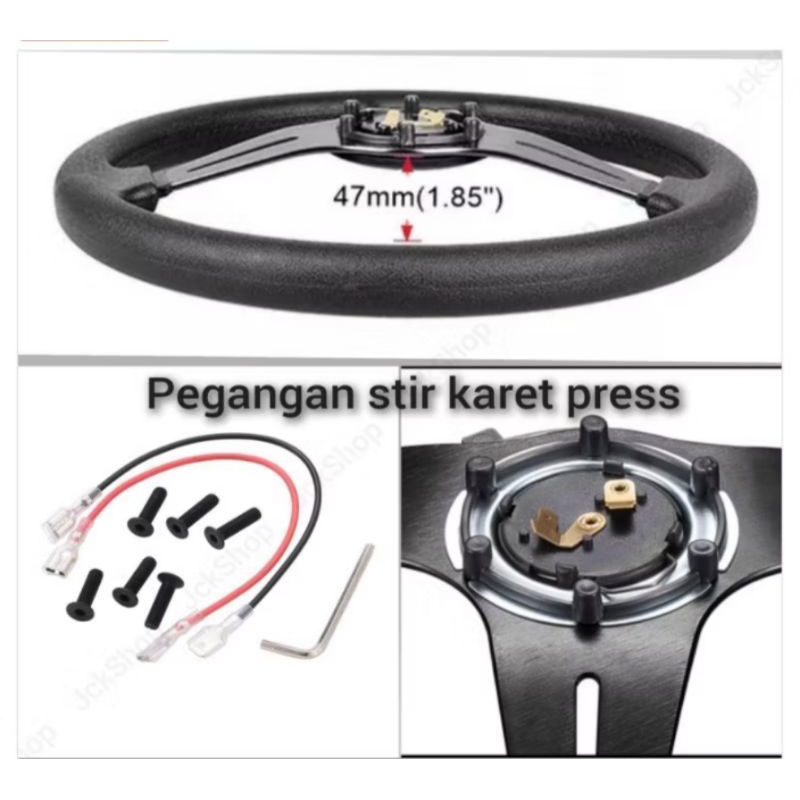 STIR RACING 13 INCH MOBIL IMPORT HITAM