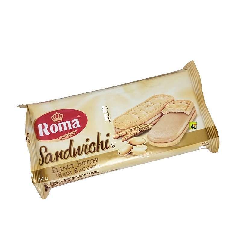 

Roma Sandwich Coklat & Peanut 157g