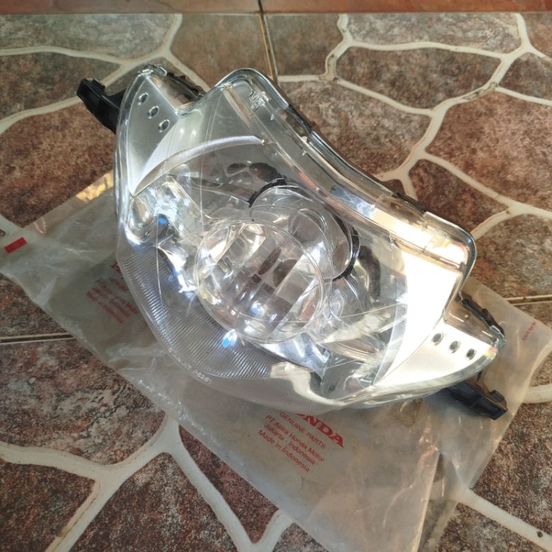 Reflektor Reflector Headlamp Lampu Depan Supra X 125 Old Original AHM 33110-KTM-851