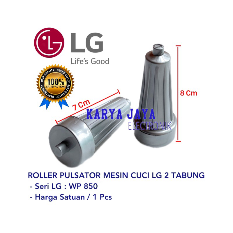 Roller Pulsator Mesin Cuci LG Seri P 850R / Roda Mesin Cuci LG 2 Tabung