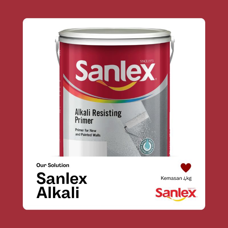 Cat Dasar Sanlex Alkali Resisting Primer 4kg
