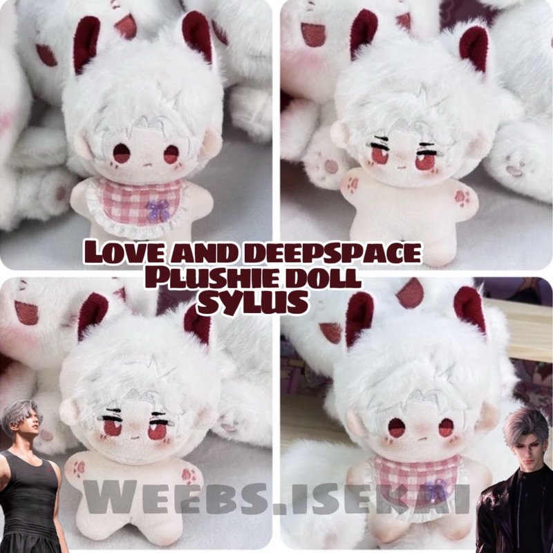 Love and deepspace Sylus doll 10-18cm weebs isekai qin che sylus boneka plushie