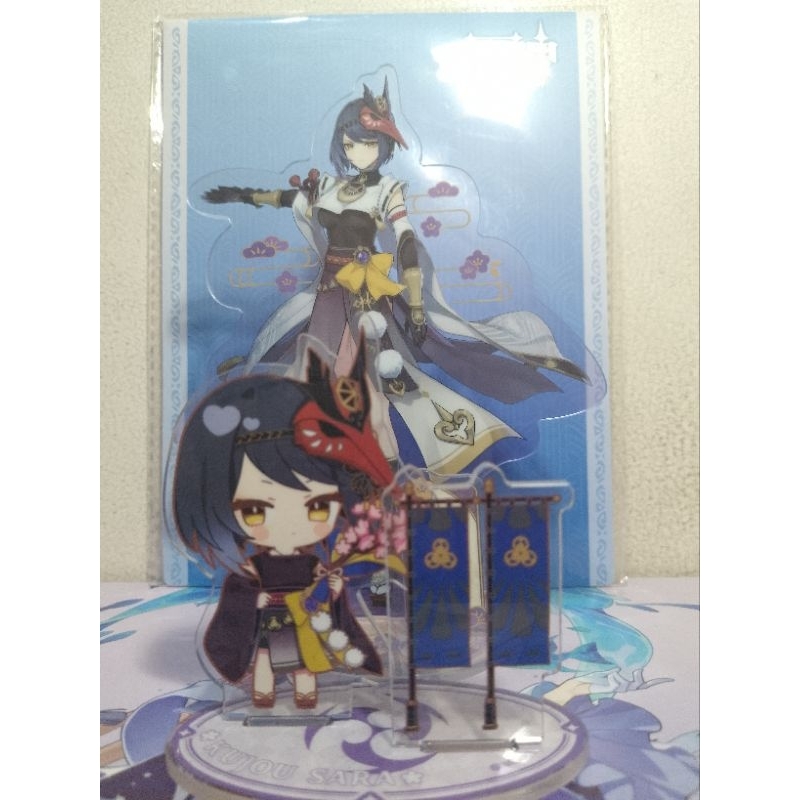 Kujou Sara Genshin Impact Stand Standee Official Preloved Genshin x Suipara Sweet Paradise Genshin S