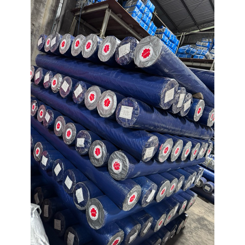 TERPAL TENDA SAKURA BIRU SILVER TEBAL A8 38KG 1ROL 2MX100M
