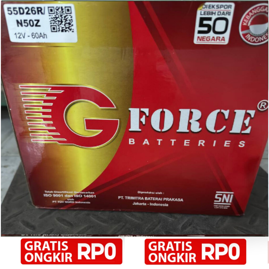 AKI MOBIL G FORCE N50Z VERSI ORIGINAL