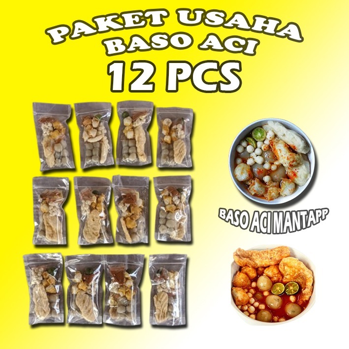 

Baso Aci Isi 12 Pcs Murah Lengkap Paket Hemat Usaha Super Lengkap Baso Aci Isi 12pcs Bumbu Khas