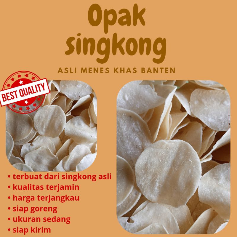 

1kg Opak Singkong Mentah Original Khas Sunda
