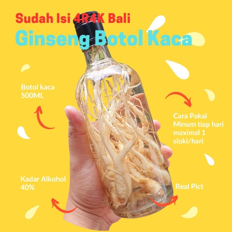 

Ginseng + Botol Kaca