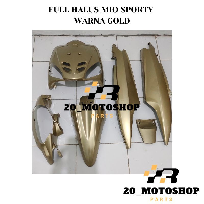 FULL BODY HALUS MIO SPRTY MIO LAMA WARNA GOLD / Body Alus Mio Lama Fullset