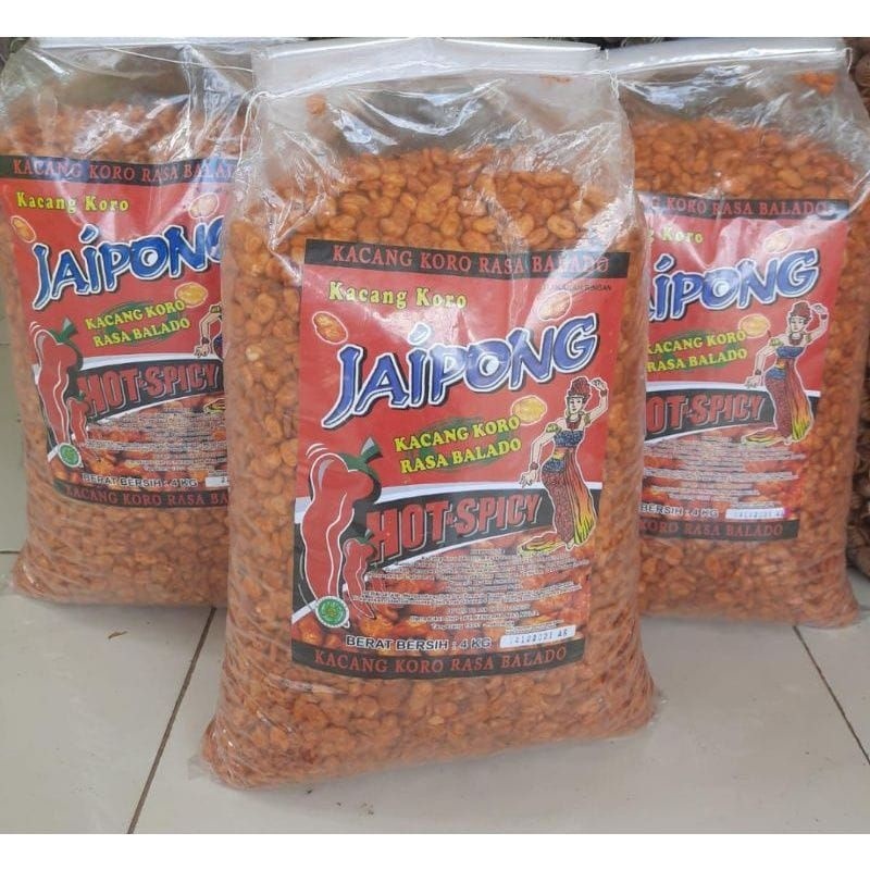 

kacang koro kupas balado renyah 500gram