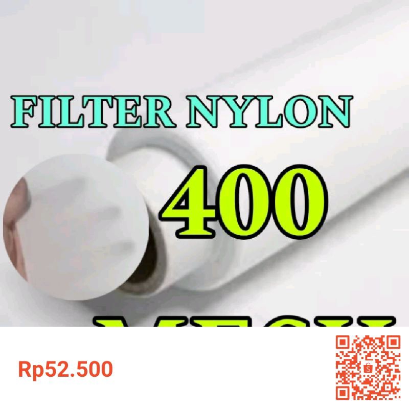 kain saringan nylon filter MESH 400