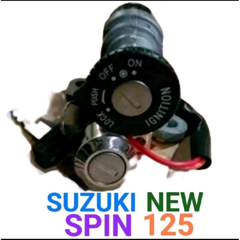 KUNCI MOTOR / KUNCI MOTOR/KUNCI KONTAK SET SUZUKI NEW / SPIN 125