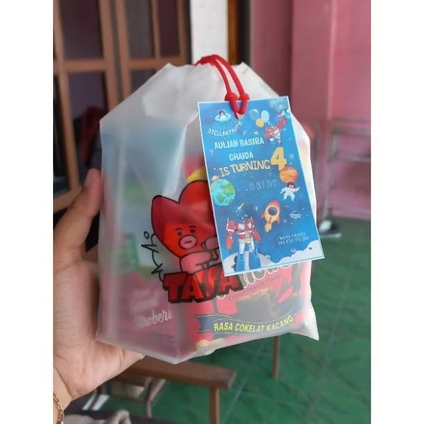 

BINGKISAN SNACK ULANG TAHUN GRATIS KARTU HANGTAG