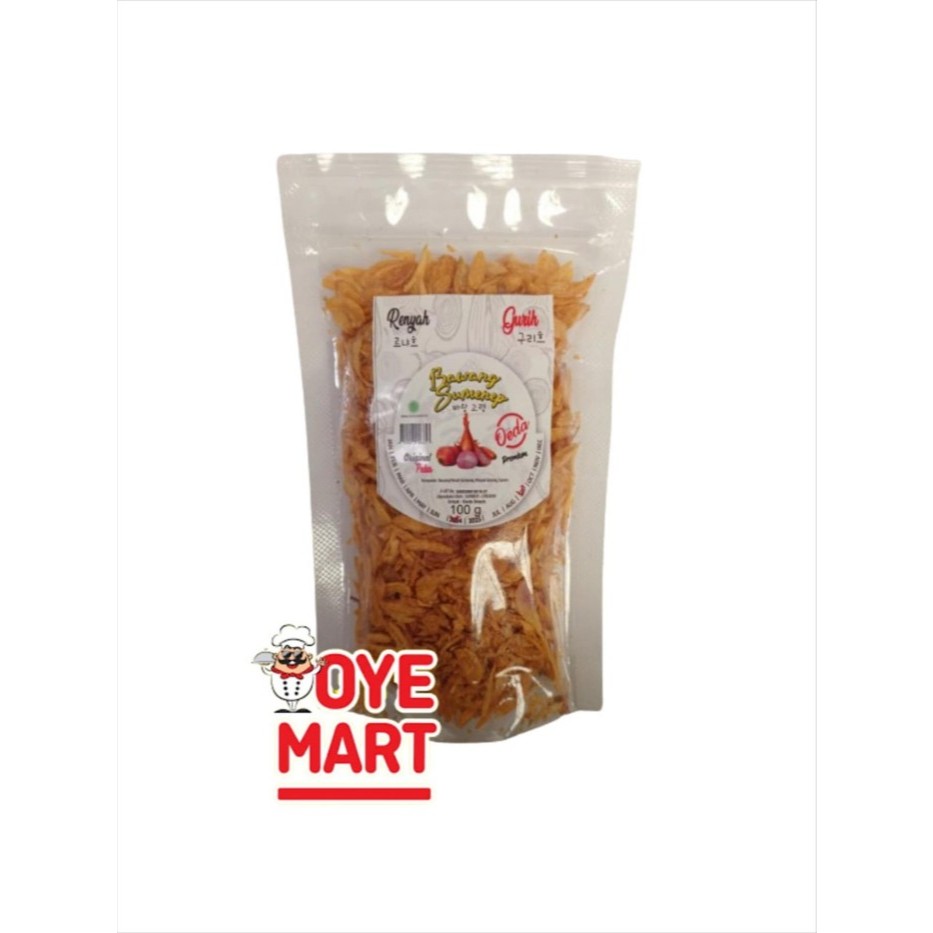 

OEDA BAWANG GORENG PREMIUM POUCH 100GR / BAWANG ASLI KRISPI