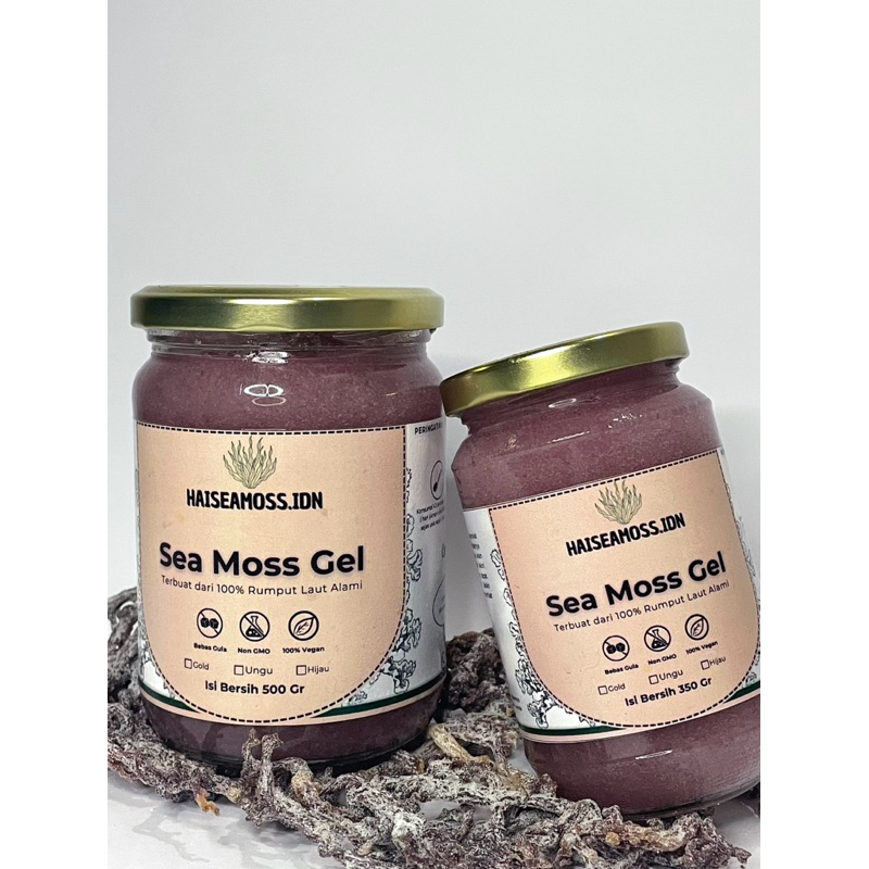 500 Gram Original Sea Moss Gel Indonesia 100% Organik (Eucheuma Cottonii)
