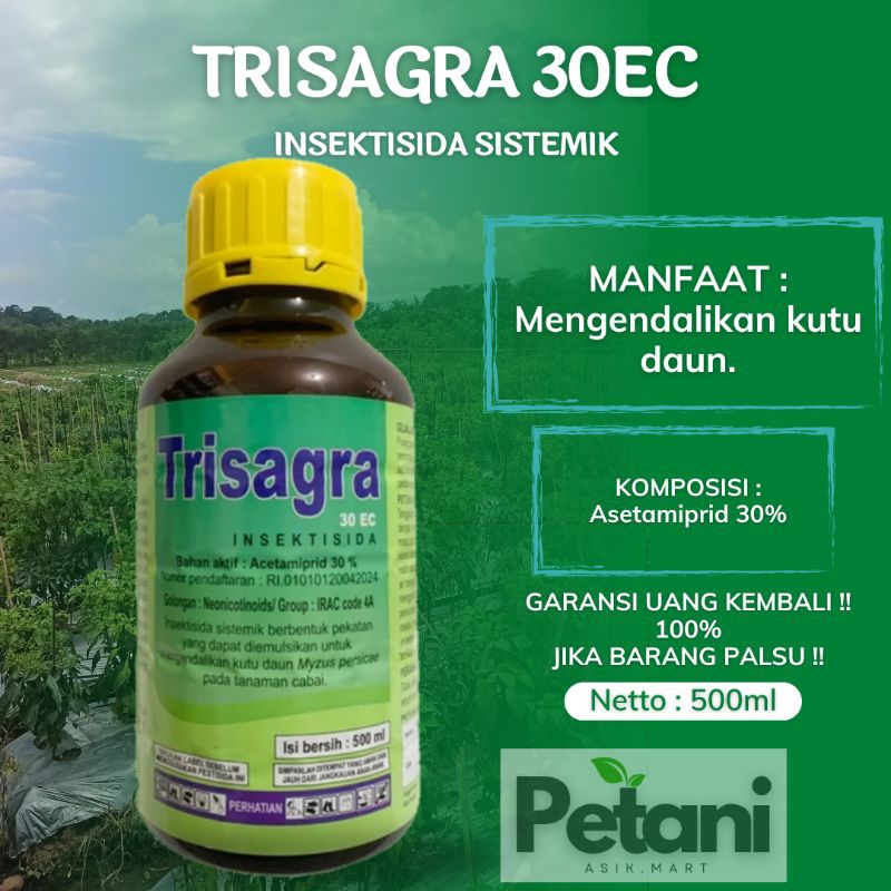 TRISAGRA 30EC 500ML INSEKTISIDA SISTEMIK MENGENDALIKAN KUTU DAUN