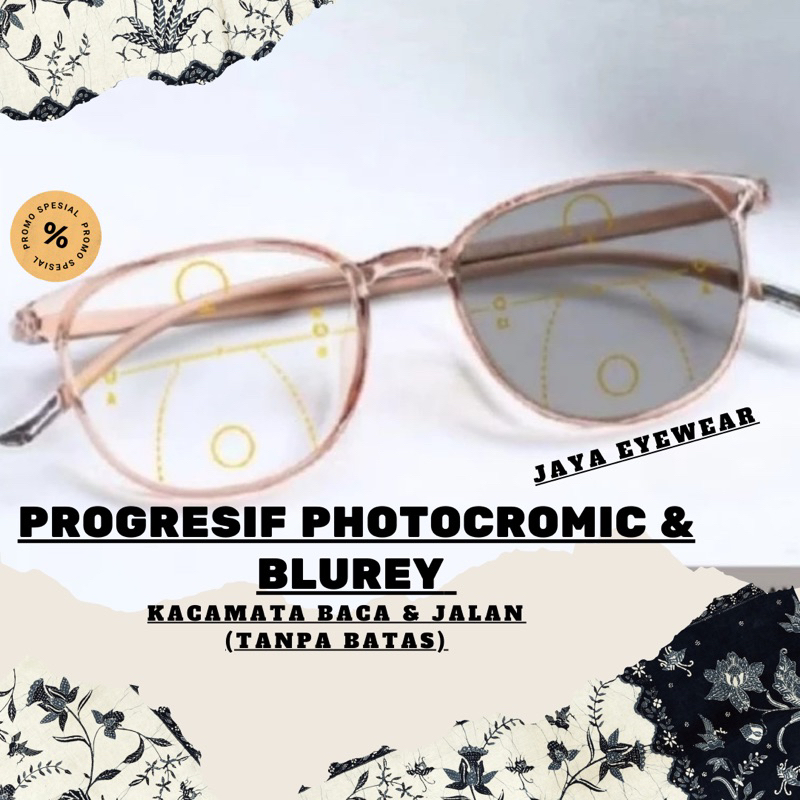 kacamata antiradiasi lensa PROGRESIF PHOTOCROMIC/BLUREY|5004 kacamata tr lentur