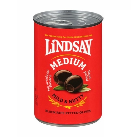 

buah zaitun hitam black pitted medium olives lindsay 170
