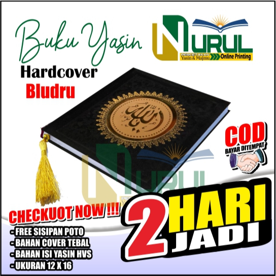 Buku Yasin dan tahlil Hardcover Bludru I 224 Halaman Art Paper