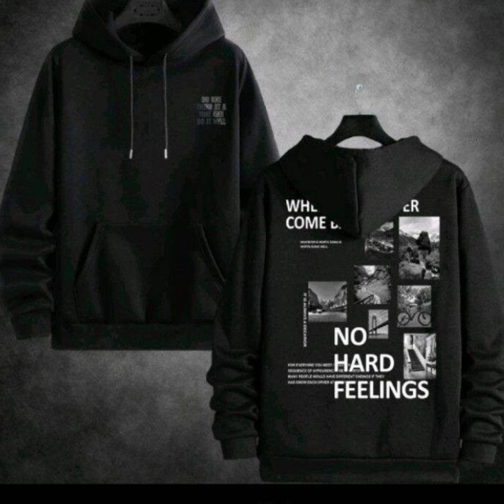 sweater Hoodie pria wanita distro gambar belakang