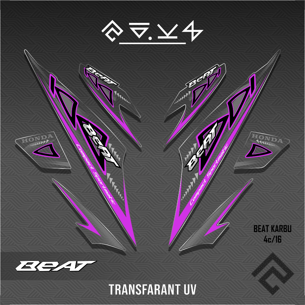 STRIPING BEAT KARBU / TRANSFARAN UV / DECAL ICON