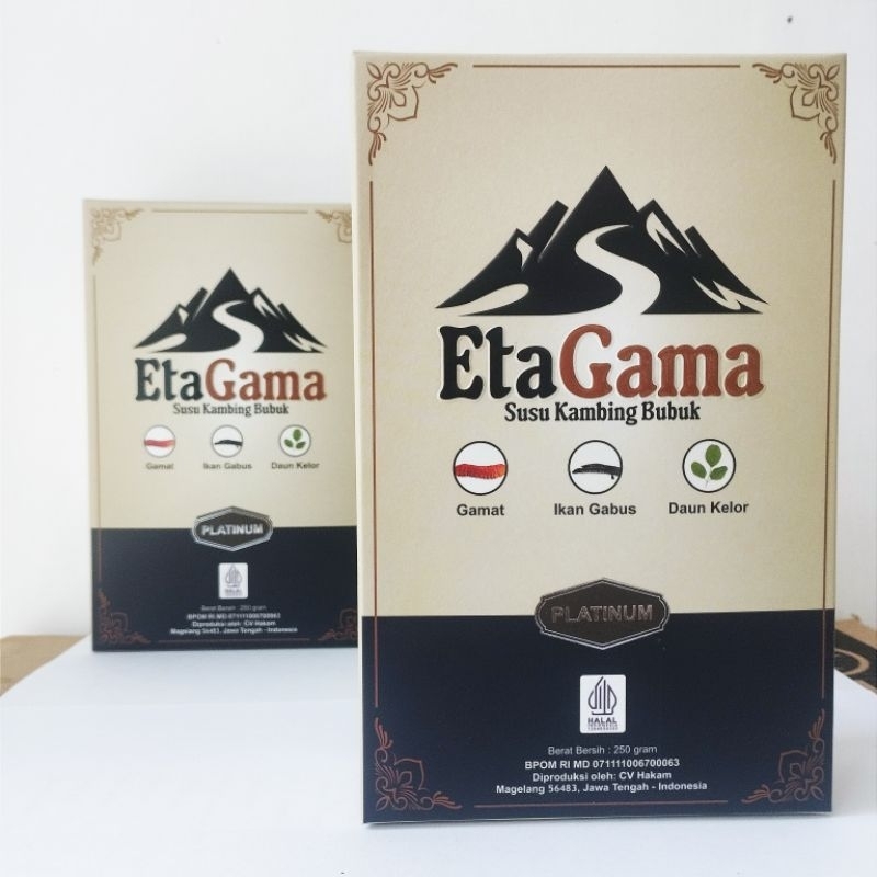 

EtaGama kandungan susu kambing 60% plus gamat ikan Gabus dan daun kelor