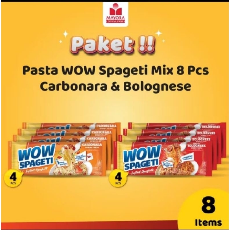 

Wow Spagety Mix isi 8 ( carbo 4+ Bolo 4)