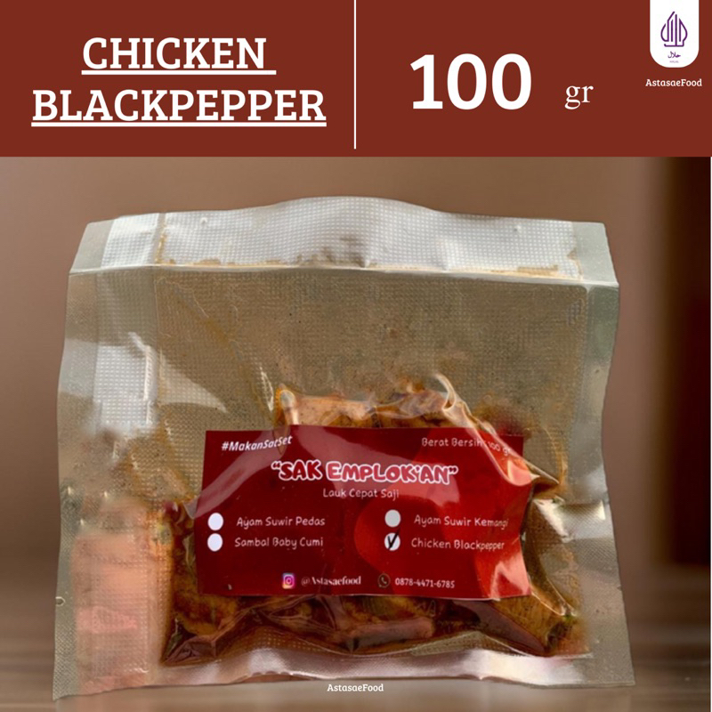

CHICKEN BLACKPEPPER | AYAM LADA HITAM | LAUK CEPAT SAJI | LAUK TRAVELLER | LAUK INSTAN | MAKANAN CEPAT SAJI