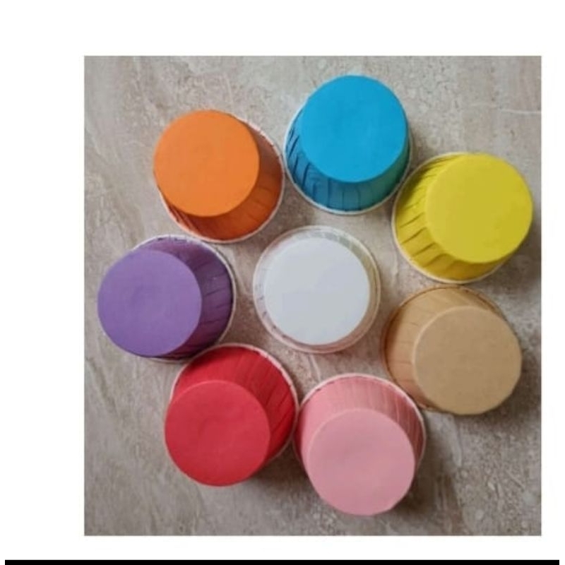 Paper CupCake CupCase Moma Polos per 100 pcs