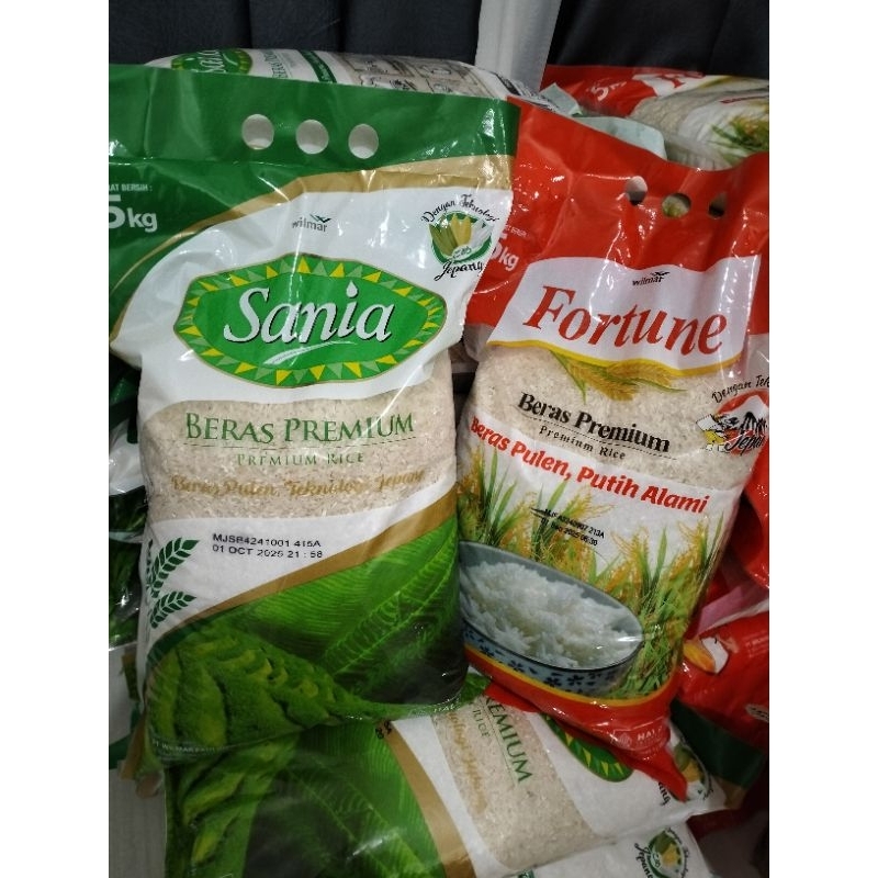 

Beras Fortune Sania Kemasan 5kg