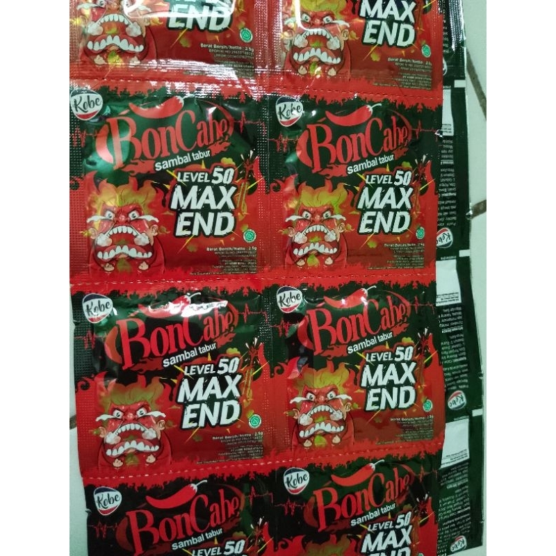 

bon cabe renceng 2,5 gr & 5,5 gr 12pcs | kobe bon cabe sambal tabur | cabe bubuk