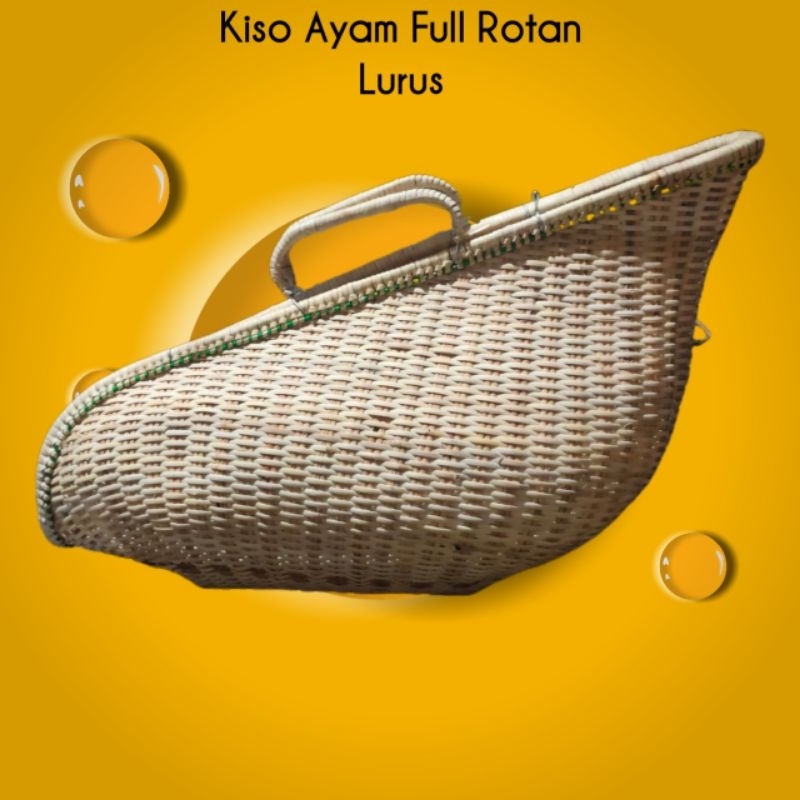 Kiso Ayam Full Rotan Kisa Ayam Bangkok Tas Ayam Bangkok