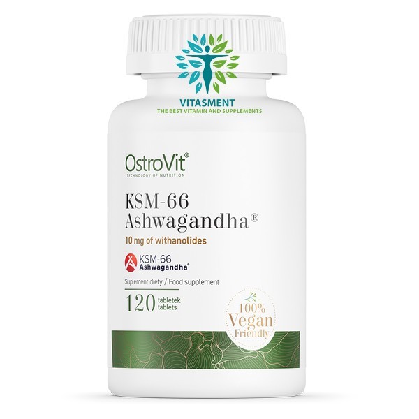 OstroVit KSM-66 Ashwagandha 120 Kapsul Obat Suplemen Libido Vitalitas Testosterone Kekuatan dan Kons