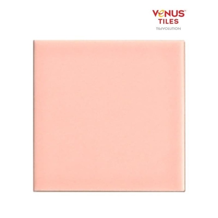 Keramik Dinding Dapur Kitchen Set Merk Venus Type Takko Square Pink No Bevel 100x100
