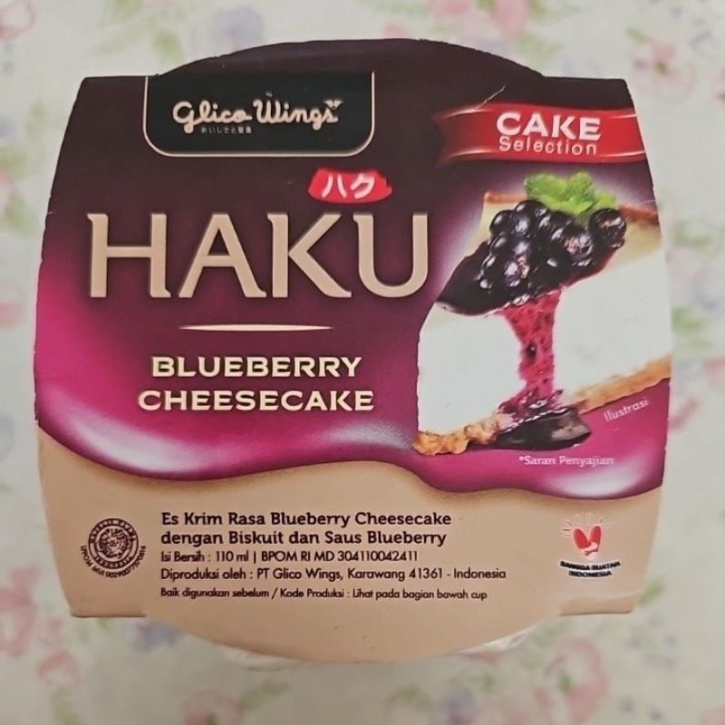 glico haku blueberry cheesecake