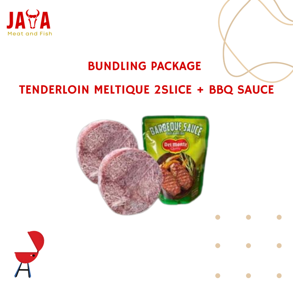 

Paket Steak Daging Tenderloin Meltique | Steak Tenderloin Meltique (2pcs) | Saus Delmonte BBQ